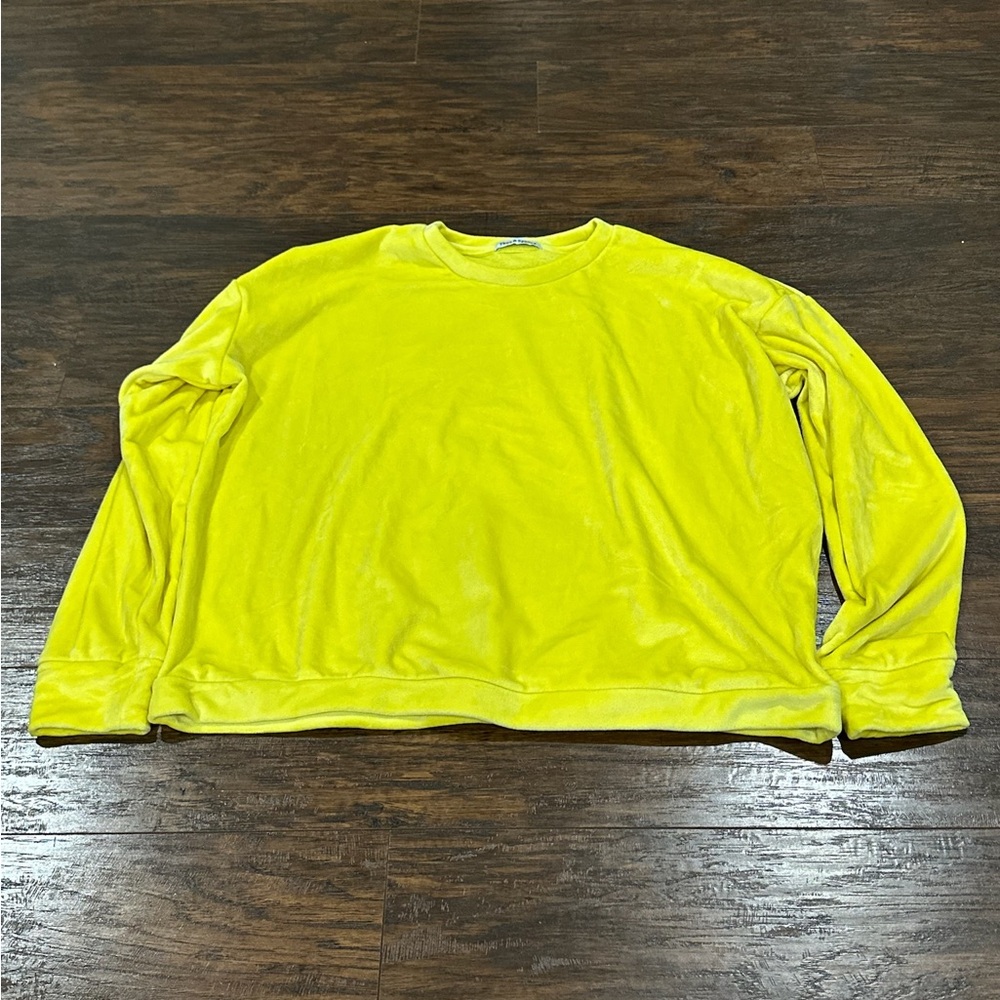 Theo & Spence Women's Yellow Long Sleeve Top Size M